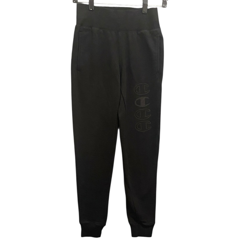 Champion Black Jogger Pants size xtra small - Picture 1 of 16